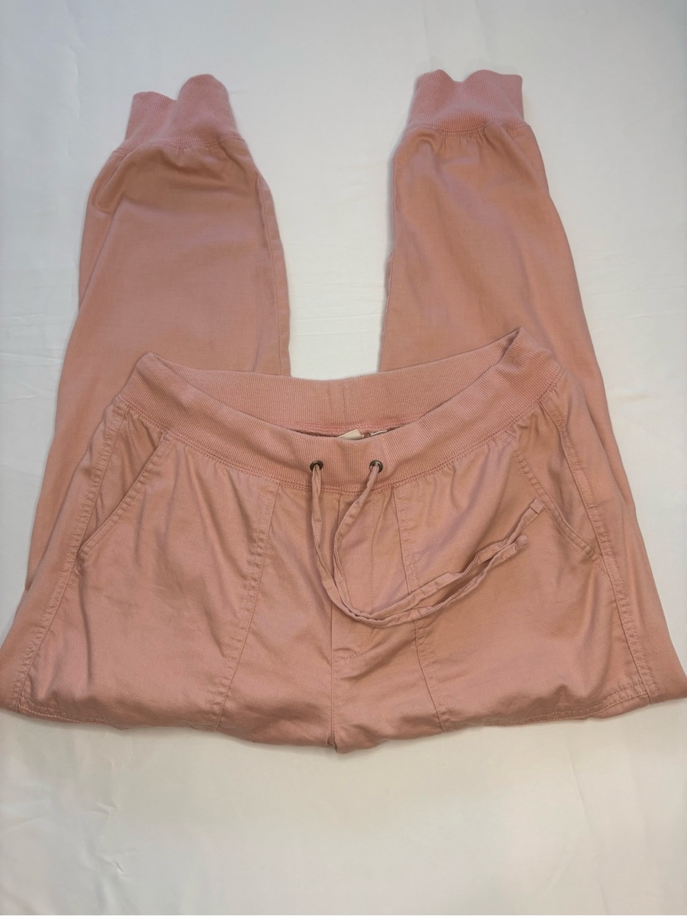 GAP Dusty Rose Drawstring Waist Joggers Size M